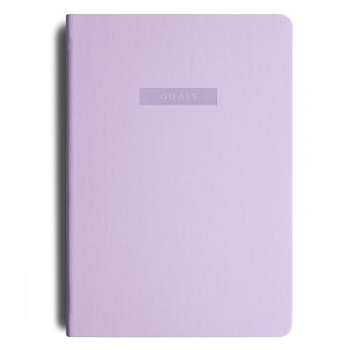 MiGoals Goals Journal - A5, Soft Cover, Lilac