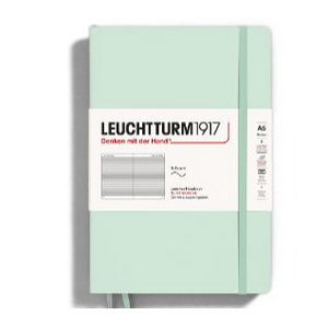 Leuchtturm1917 Notebook - Ruled, A5, Soft Cover Mint