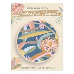 Christie Williams Wooden Magnet - Australian Floral
