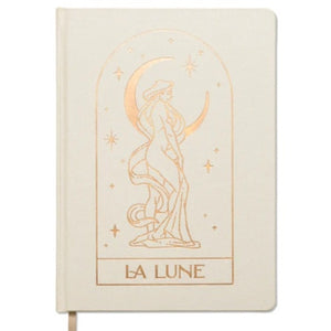 Designworks Ink Cloth Cover Notebook - Extra Large, La Lune
