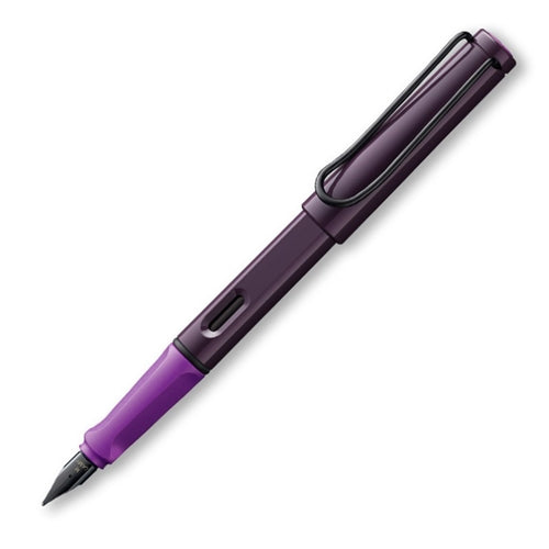 Lamy Safari Fountain Pen - Limited Edition, Medium Nib, Violet Blackberry