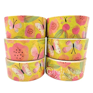 Kate Mason Washi Tape - Spring Floral Butterfly