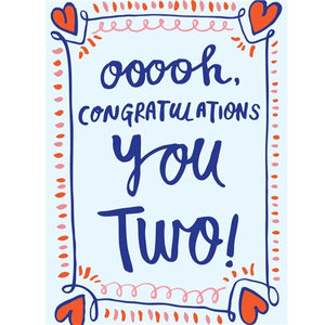 Able & Game Wedding Card - Ooooh, Congratulations You Two