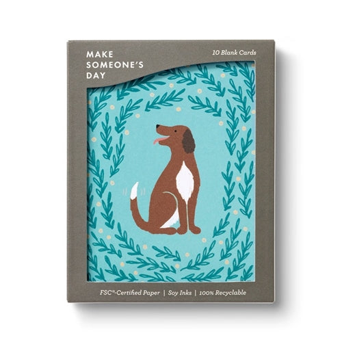 Compendium Compendium Thank You Note Card Set - Playful Pup