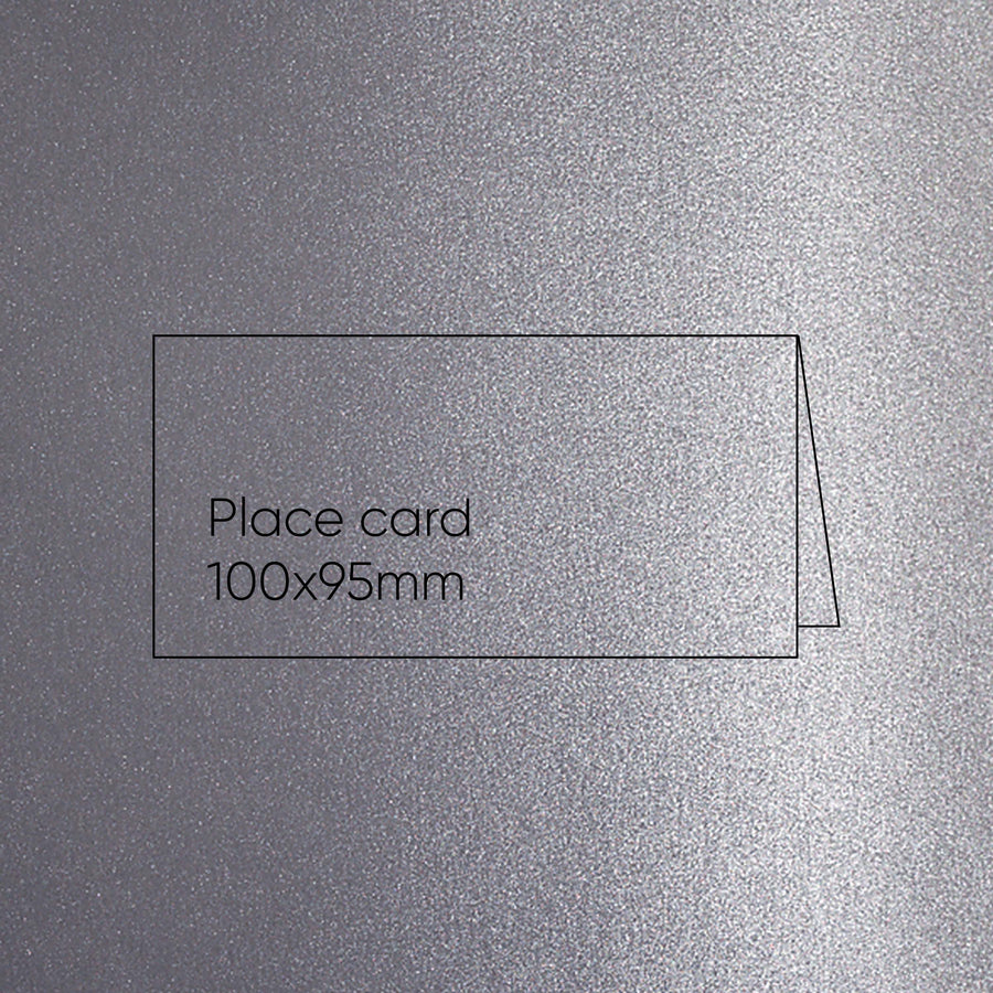 Curious Metallic Place Cards - Curious Metallic Galvanised, Pack of 25