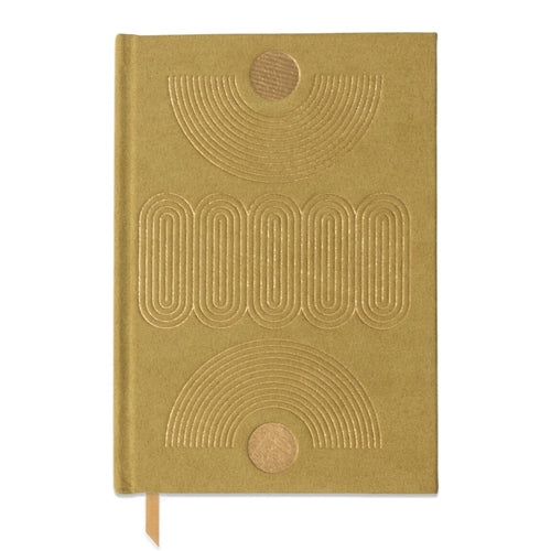 Designworks Ink Designworks Ink Radiant Collection Notebook - Medium, Ruled, Avocado