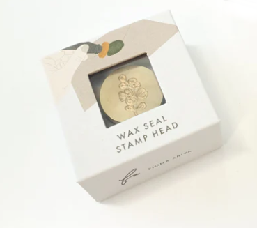 Wax Seal Stamp Head - Eucalyptus Silver Dollar