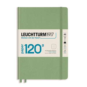 Leuchtturm1917 120g Edition Notebook - Dotted, A5, Sage