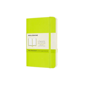 Moleskine Soft Cover Notebook - Plain, Pocket, Lemon Green