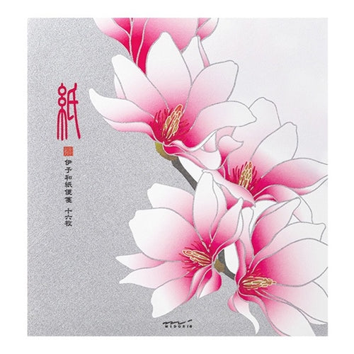 Midori Kami Letter Set - Paper Series - Winter, Magnolia