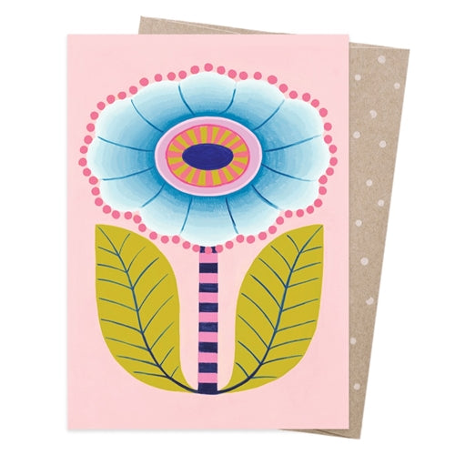 Earth Greetings Earth Greetings Card - Claire Ishino, Blue Bloom