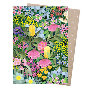 Earth Greetings Card - Claire Ishino, Where Flowers Bloom