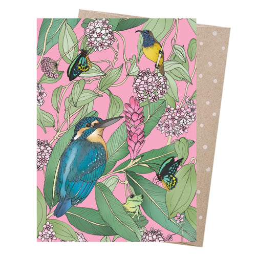 Earth Greetings Card - Victoria McGrane, Tropical Kingfisher