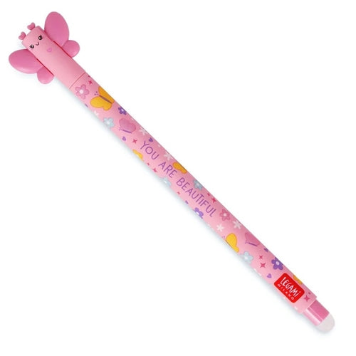 Legami Legami Erasable Pen - Butterfly, Pink Ink