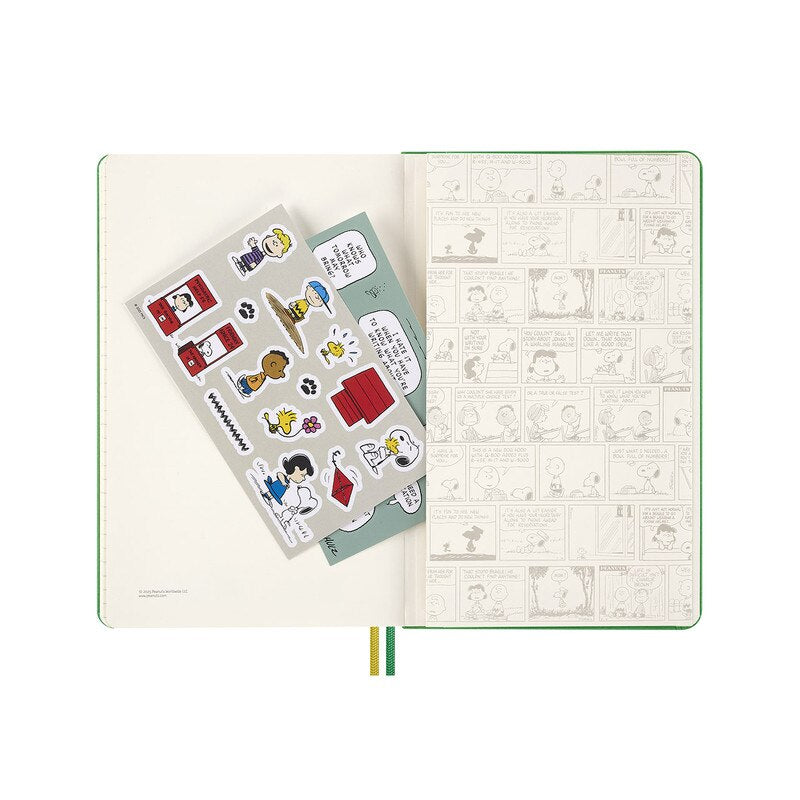 Moleskine 2026 Moleskine "Charlie & Snoopy" 12-Month Daily Diary - Large, Hard Cover