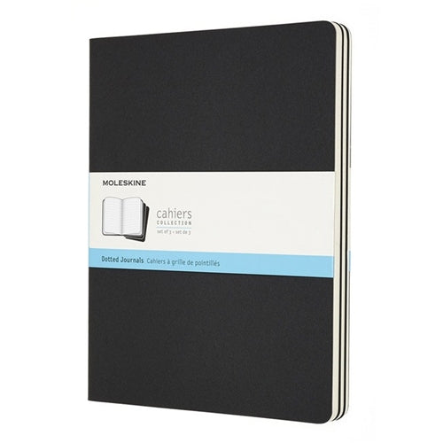 Moleskine Moleskine Cahier Notebook - Dot Grid, Extra Large, Black