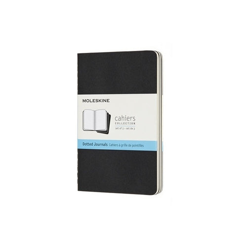 Moleskine Moleskine Cahier Notebook - Dot Grid, Pocket, Black