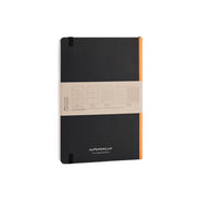 myPaperclip 2026 myPAPERCLIP Weekly Planner + Notebook - A5, Hardcover, Black / Orange Spine
