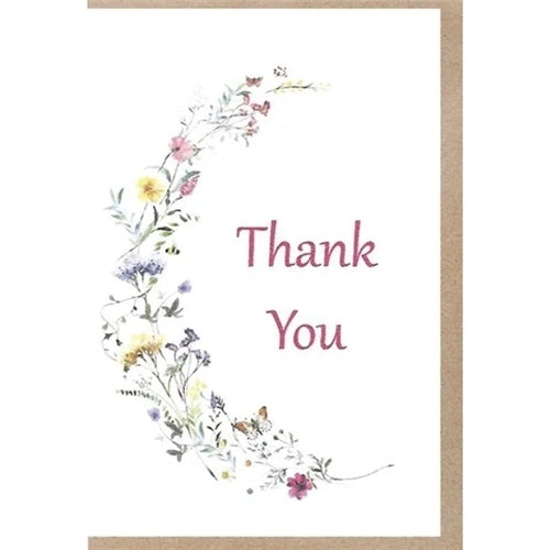 Paper-Go-Round Paper-Go-Round Plantable Thank you Card - Wildflowers