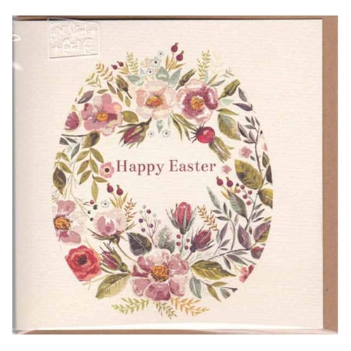 Paper Street Card Co. Paper Street Easter Card - Happy Easter Floral Egg