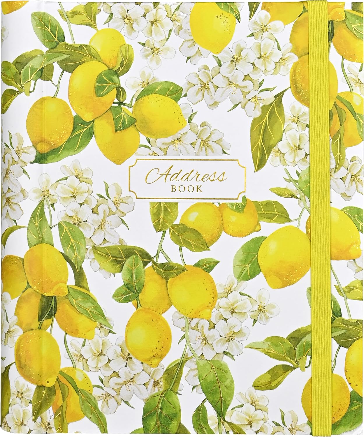 Peter Pauper Press Peter Pauper Press Address Book - Large, Amalfi Lemons