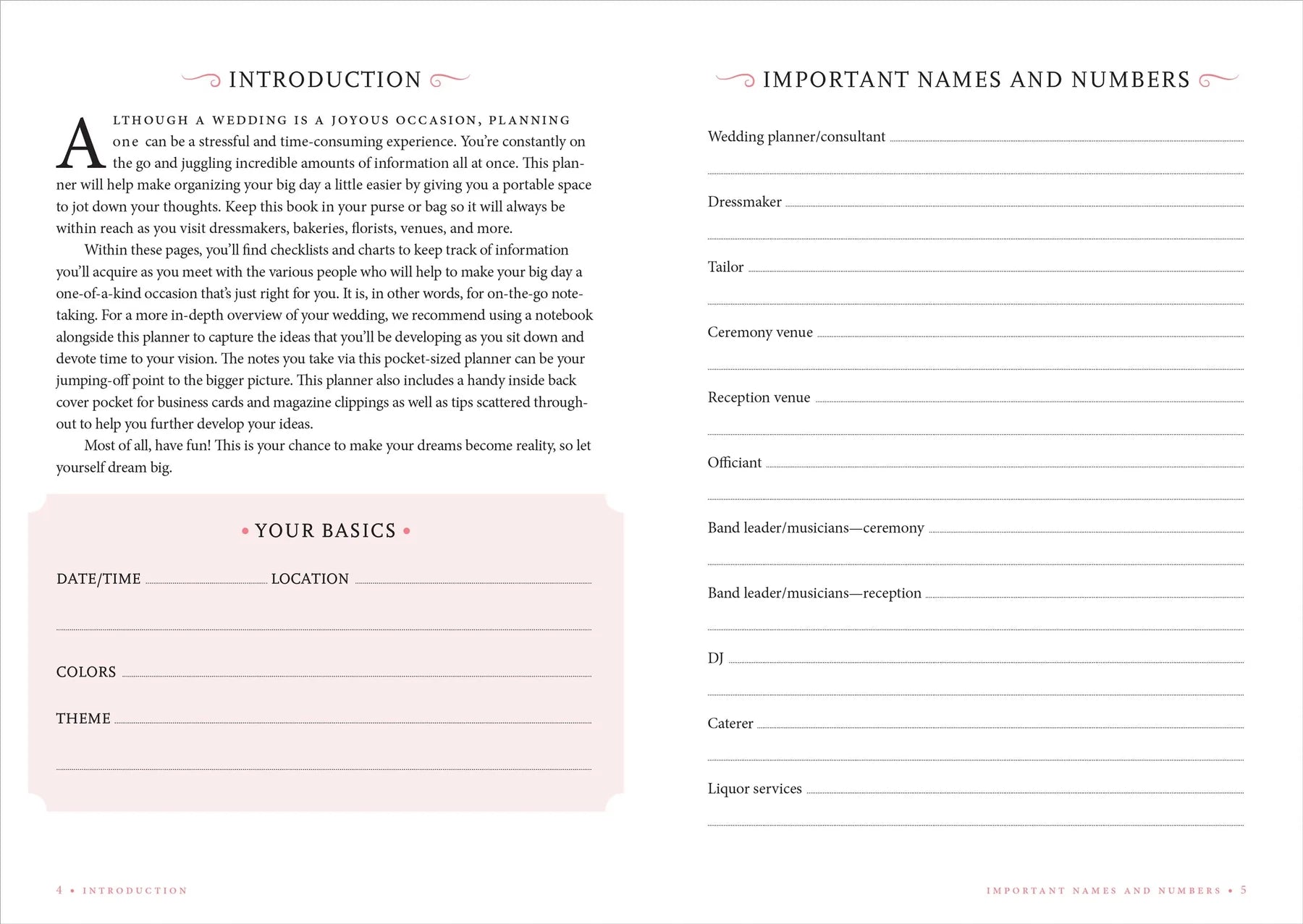 Peter Pauper Press Wedding Planner Checklist