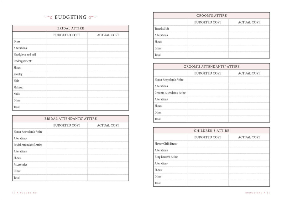 Peter Pauper Press Wedding Planner Checklist