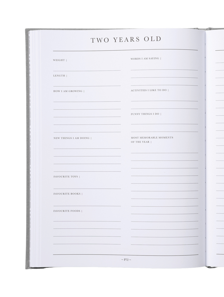 WRITE TO ME Write to Me Baby Journal - First 5 Years, Oatmeal
