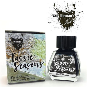 Van Dieman's Fountain Pen Ink - Season Series, Winter - Black Truffle, 30ml