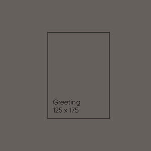 Blank Note Cards - 125 x 175mm, Flat, Environment Concrete, Pack of 15