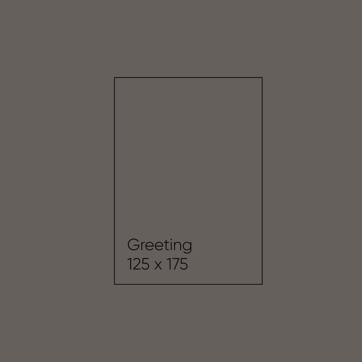 Blank Note Cards - 125 x 175mm, Flat, Environment Concrete, Pack of 15