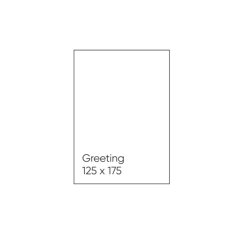 Blank Note Cards - 125 x 175mm, Flat, White, Pack of 10