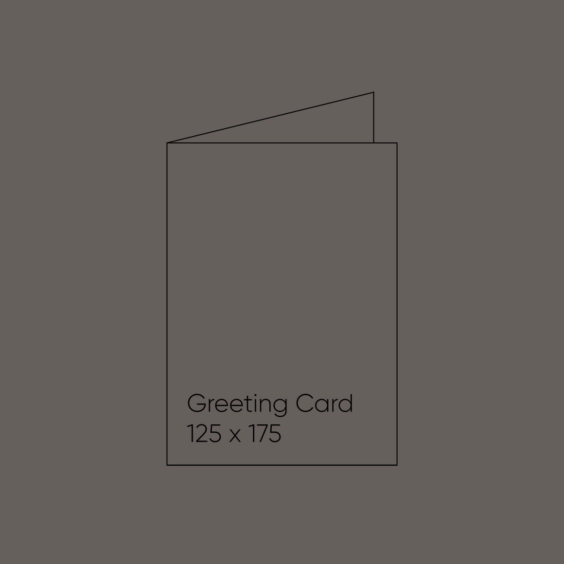 Blank Note Cards - 125 x 175mm, Folded, Environment Concrete, Pack of 15