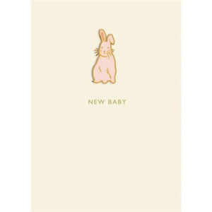 Cath Kidston Pin Greeting Card - 'New Baby'