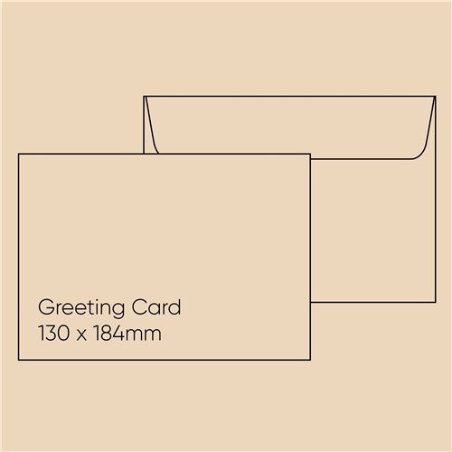Greeting Card Envelope (130 x 184mm) - Stephen Quartz, Pack of 10