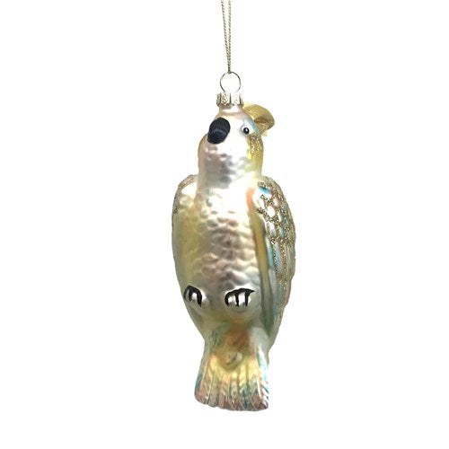 La La Land 3D Glass Ornament - Cockatoo