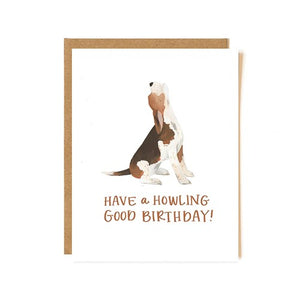 1Canoe2 Birthday Card - Howling Good Birthday