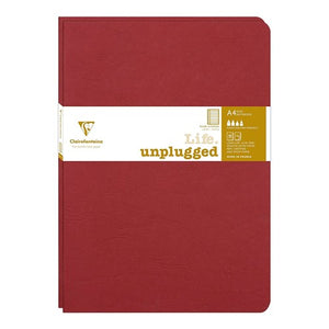 Clairefontaine Essentials Stapled Twin Set Notebooks - A4, Ruled, Red