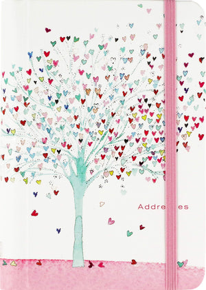 Peter Pauper Press Address Book - Small, Tree of Hearts