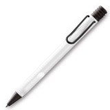 Lamy Safari Ballpoint Pen - Gloss White with Black Clip
