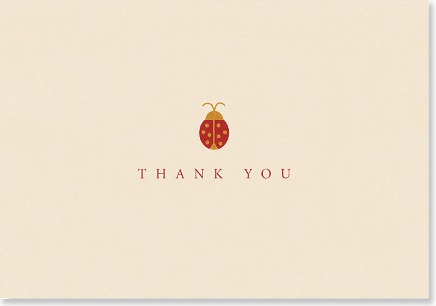 Thank You Card Set - Ladybug