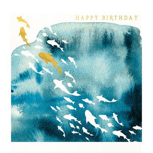 The Art File Greeting Card - Natural Phenomenon, Fish Birthday
