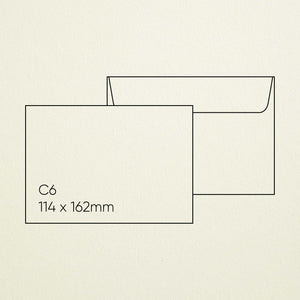 C6 Envelope (114x162mm) - Stephen Limestone, Pack of 10