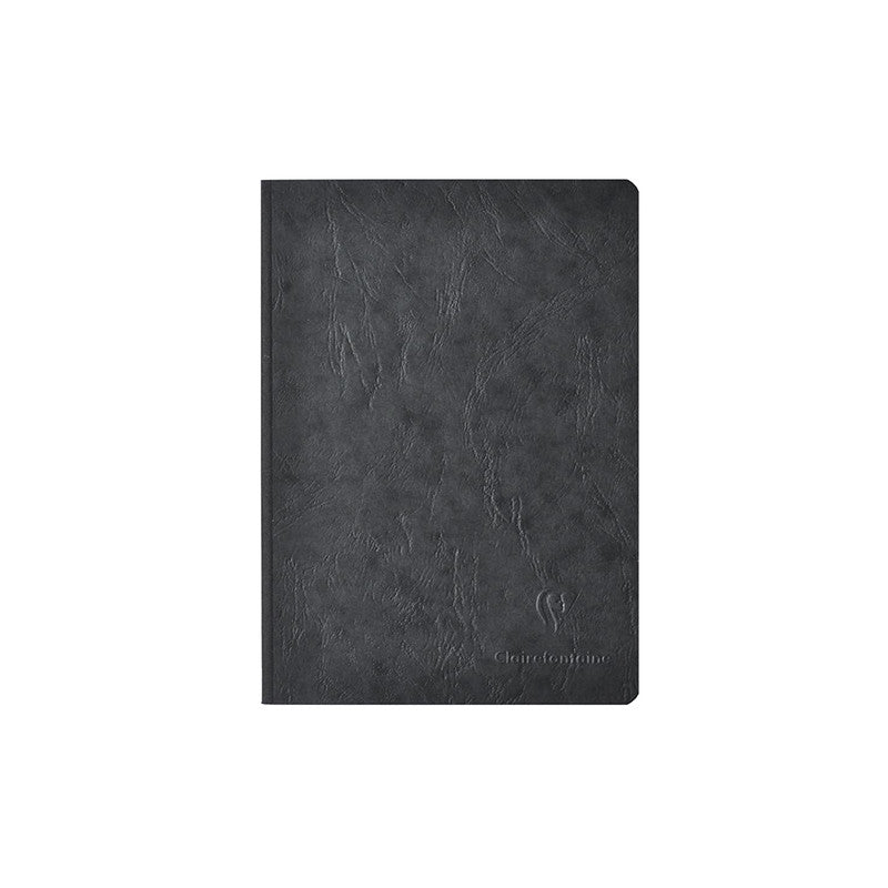 Clairefontaine Essentials Notebook - Clothbound, A5, Plain, Black