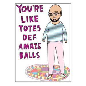 Able & Game Greeting Card - Totes Def Amaze Boy | Able & Game | Paperpoint Stationery South Melbourne