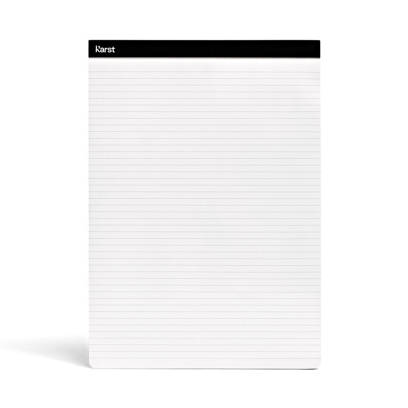 Karst Notepad - Ruled, A4, Black
