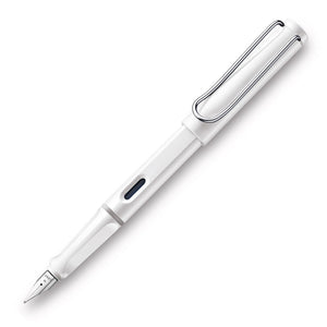 Lamy Safari Fountain Pen - Medium Nib, Gloss White
