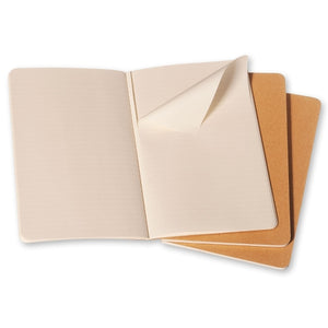 Moleskine Cahier Notebook - Ruled, Large, Kraft