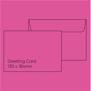 Greeting Card Envelope (130 x 184mm) - Poptone Razzle Berry, Pack of 10