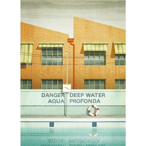 Harper & Charlie Postcard - Aqua Profonda, Fitzroy Swimming Pool